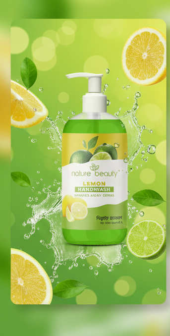 Nature Beauty Lemon Handwash 370ml