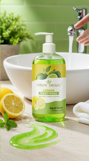 Nature Beauty Lemon Handwash 370ml